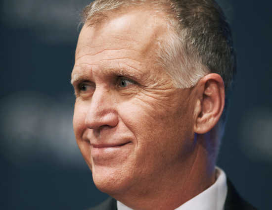 Thom Tillis attends a debate between the four top-polling Republican candidates in North Carolina for the U.S. Senate, at Davidson College in Davidson, North Carolina April 22, 2014. Picture taken April 22, 2014. To match USA-NORTHCAROLINA-SENATE REUTERS/