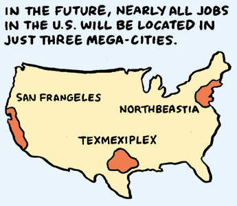 Cartoon by Jen Sorensen -- : America of the future