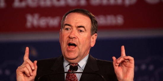 Governor Mike Huckabee speaking at the Republican Leadership Conference in New Orleans, Louisiana.