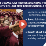 President Obama proposes free community college for responsible students