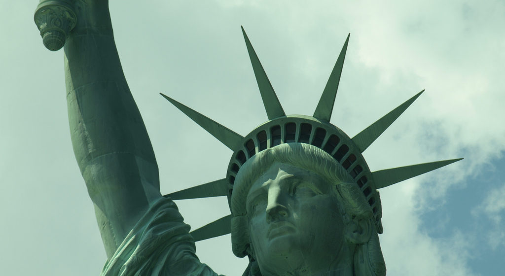 Lady Liberty immigration fear merchants