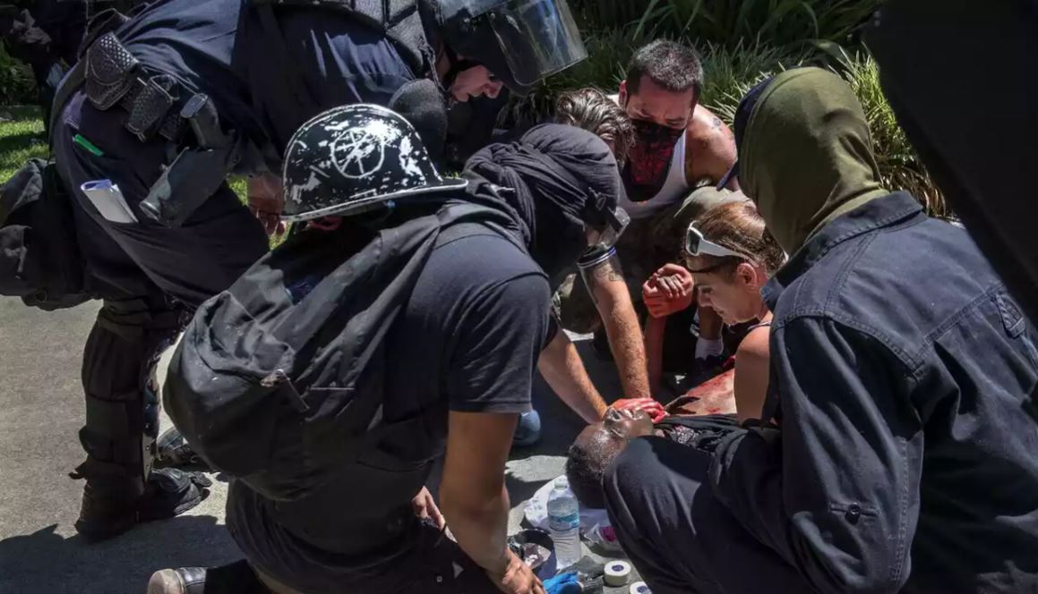 Multiple people stabbed at Sacramento white nationalist rally