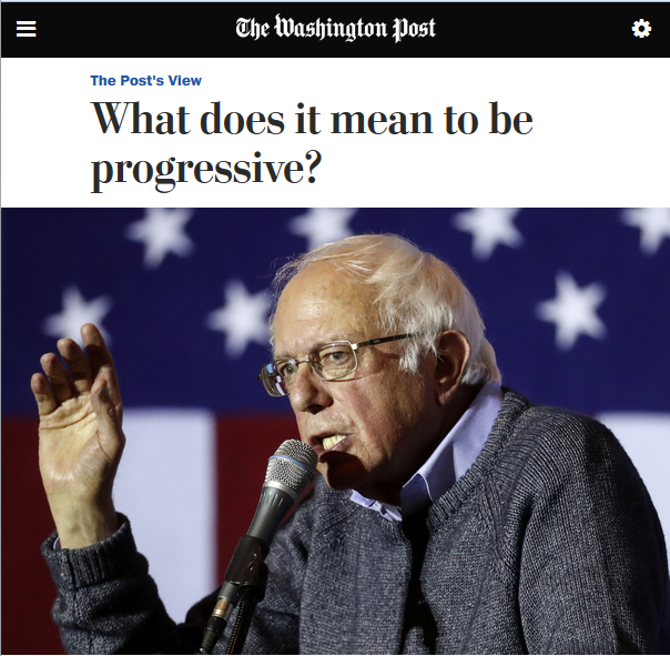 What does it mean to be progressive