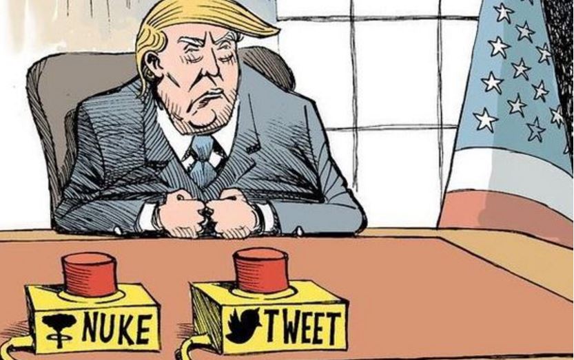 Donald Trump tweet mute loud mouth