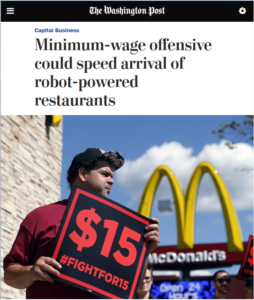 Fast Food Automation, an Old Idea, Gets New Life to Bash Fight for 15